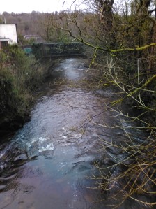 The river at Pontneddfechan.